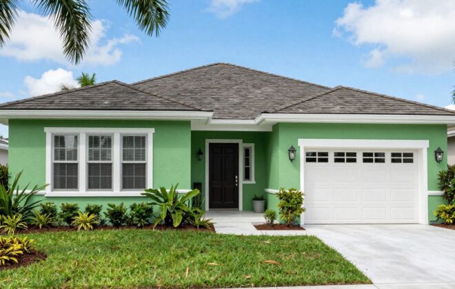 Orlando home exterior with fresh paint