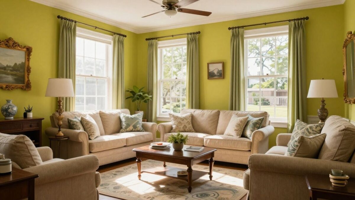 Orlando home interior with fresh paint